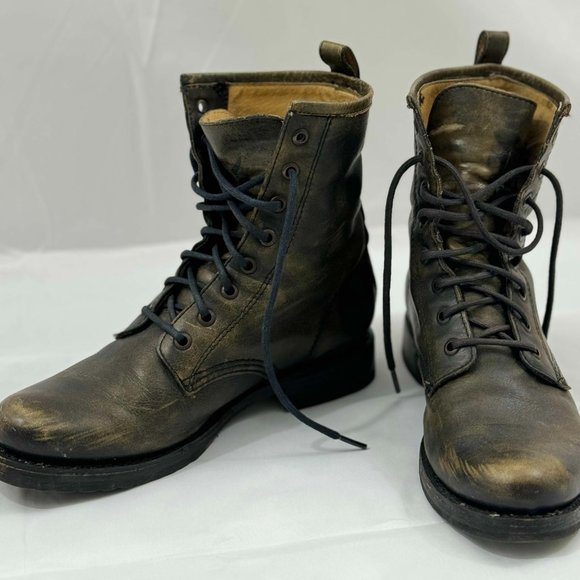 Frye Veronica Combat Boots - Picture 3 of 8